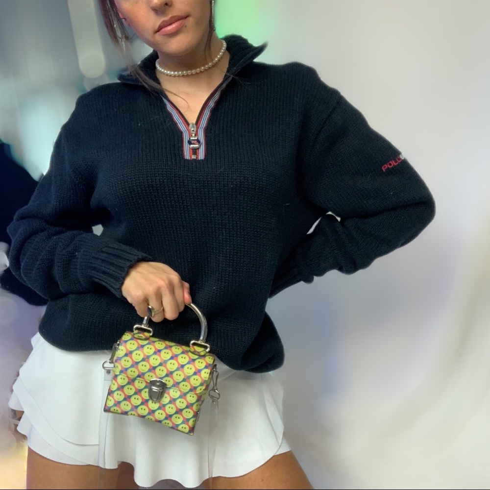 🏇🏻 Vintage Polo Sport 1/4 Zip Up Pullover 🏇🏻